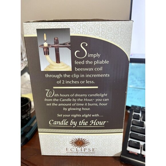 Eclipse 50-Hour Beehive Candle Eco-friendly Natural Beeswax with Cotton Wick - Picture 4 of 6